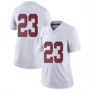 NCAA Women's Alabama Crimson Tide #23 Roydell Williams Stitched College Nike Authentic No Name White Football Jersey LC17U85YL